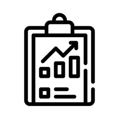 Icon Clipboard With Style Outline
