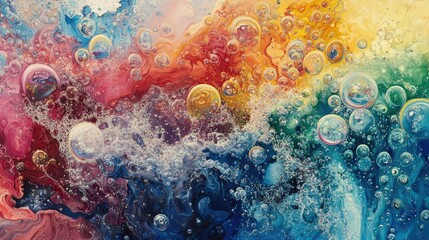 Bubbles captivate artists due to their versatile interpretations and suitability for diverse artistic mediums