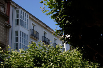 Building in the downtown of Burgos Spain