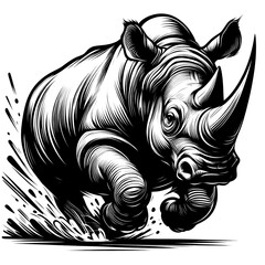 Fototapeta premium rhino 