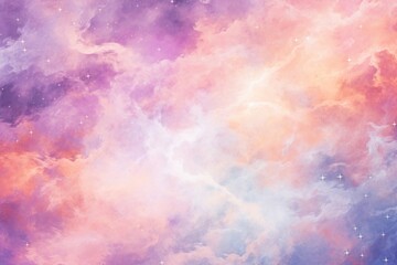 Oil painting of galaxy and space backgrounds astronomy outdoors.