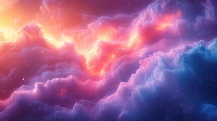 Fototapeta premium an abstract gradient background featuring shades of pink magenta blue and purple conveying a dreamy and artistic atmosphere