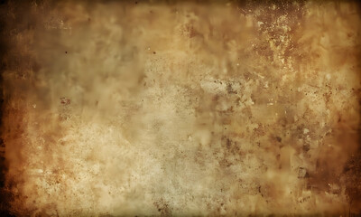 Obraz premium Old parchment paper background texture showing age and distress