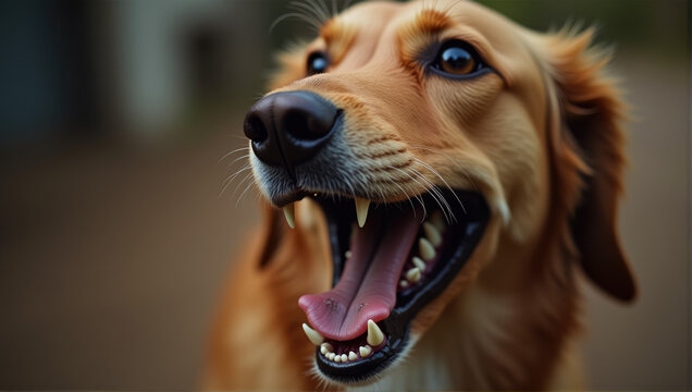 angry dog