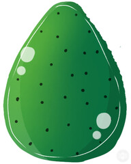 Avocado isolated 