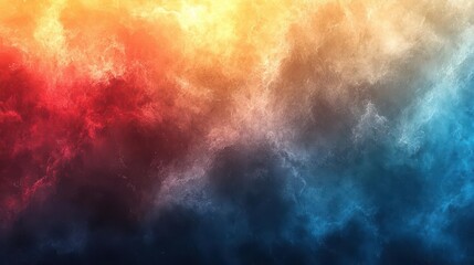 blurred abstract gradient background featuring a harmonious blend of blue teal red beige and orange creating a vibrant texture suitable for posters and banners