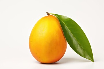 Fresh Mango on White Background