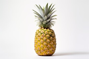 Fototapeta premium Fresh Pineapple on White Background