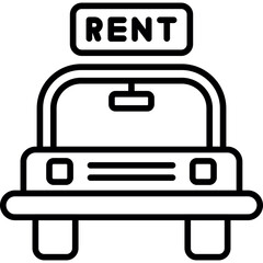 Rental Car Icon