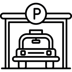 Parking Garage Icon
