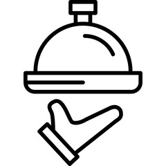 Obraz premium Food Service Icon