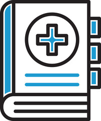 Obraz premium Medical Report Icon Illustration 