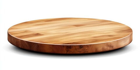 Wooden Round Serving Board for Culinary Use