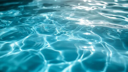 Obraz premium water surface, clear water with foam and ripples