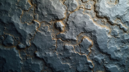 Luxurious Cracked Stone Texture with Gold and Lava Details for Jewelry, Architecture, and Interior Design