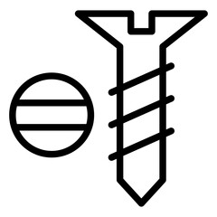 Fastener Vector Design Icon Style