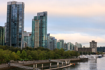 Obraz premium the skyline of Vancouver downtown
