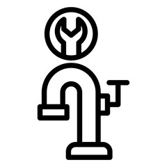 Pump Repair Vector Design Icon Style