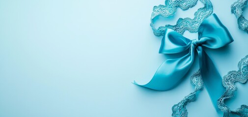 A delicate Christmas bow with lace and pearls, soft pastel pink ribbon, vintage-style holiday decor, isolated on white background