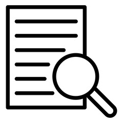 Title Search Vector Design Icon Style
