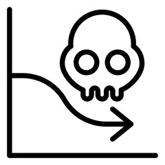Morbidity Vector Design Icon Style