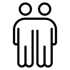 Hug Vector Design Icon Style