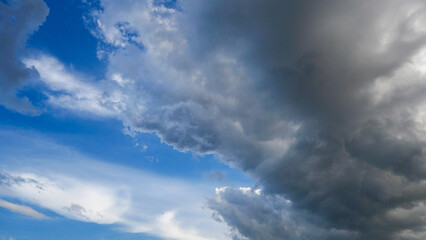 Beautiful sky, clouds, postcard view, colorful, nature, calm