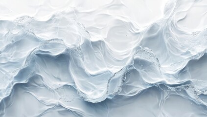 Obraz premium abstract water surface texture background with ripples, light, fresh cosmetic perfume business wave background, soft white and blue color palette