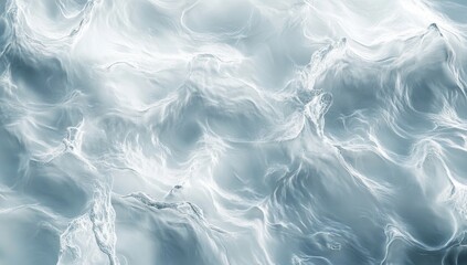 Fototapeta premium abstract water surface texture background with ripples, light, fresh cosmetic perfume business wave background, soft white and blue color palette