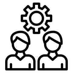 Friendship Workshop Vector Design Icon Style