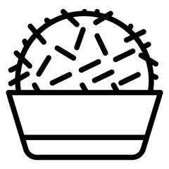 Chocolate Truffle Vector Design Icon Style