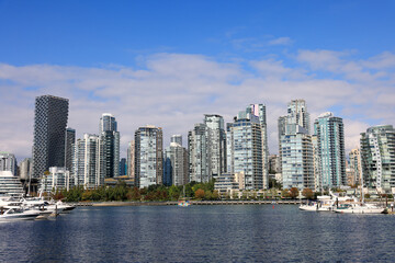 Fototapeta premium Vancouver BC downtown buildings