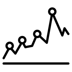 Fibonacci Retracement Vector Design Icon Style