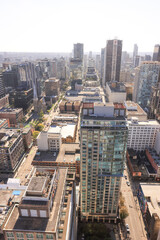 Obraz premium high angle view of Vancouver downtown