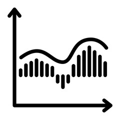 Market Moving Averages Vector Design Icon Style