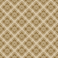 Indonesian Batik Seamless pattern background