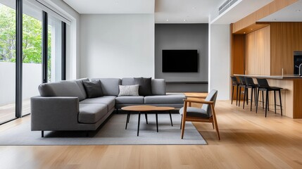 Scandinavian Minimalist Interior with Clean Lines