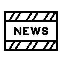 Obraz premium Newsreel Vector Design Icon Style