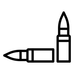 Ammunition Vector Design Icon Style