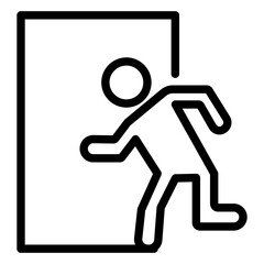 Escape Vector Design Icon Style