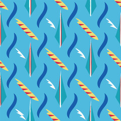 Seamless partern with simple striught line art