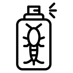 Silverfish Repellent Vector Design Icon Style