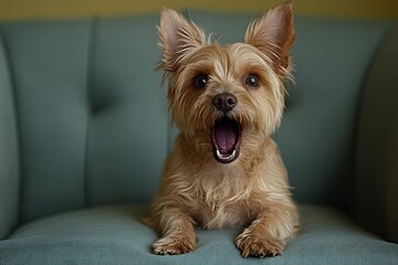 Cute dog face showing shock and surprise can convey cute innocence and surprise, which can be humorous. They can be used to create funny content about surprises or new encounters, such as sales.