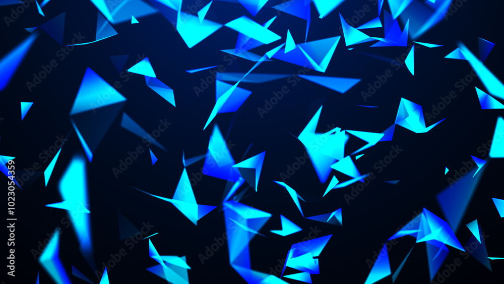 Aufkleber abstract background with connecting dots and lines. network connection structure. data technology an