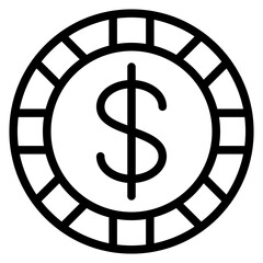 Money Wheel Vector Design Icon Style