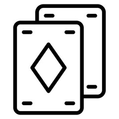 Blackjack Cards Vector Design Icon Style