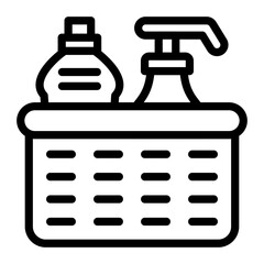 Cleaning Supplies Vector Design Icon Style