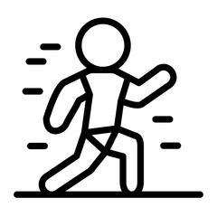 Jogging Track Vector Design Icon Style