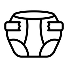 Diapers Vector Design Icon Style