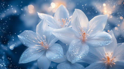 Fototapeta premium white flowers